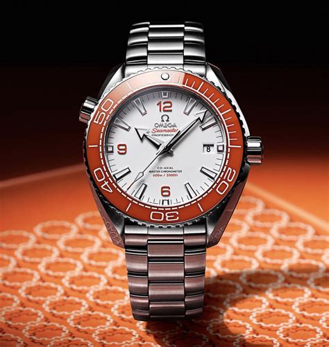 omega planet ocean replica orange|omega watch orange bezel.